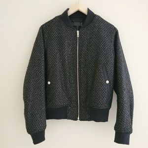 Rag and Bone Black Bomber Jacket
